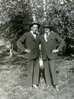 Verner och Manne Ahlkvist sept 1928